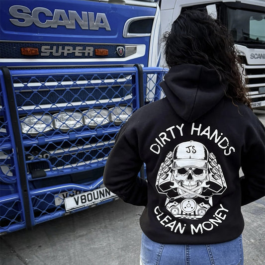 Dirty Hands Clean Money - Unisex Hoodie - Black